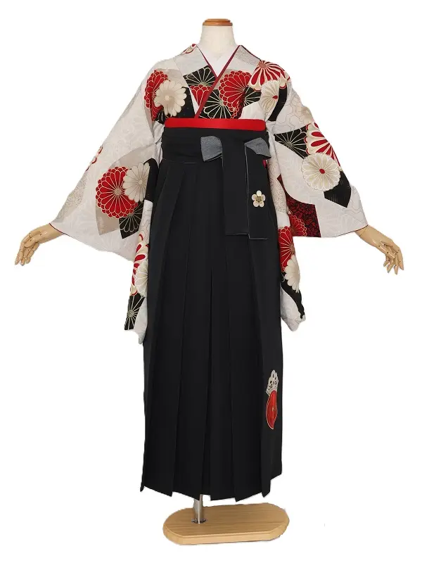 女子袴1131/JAPANSTYLE ﾍﾞｰｼﾞｭ　梅丸紋