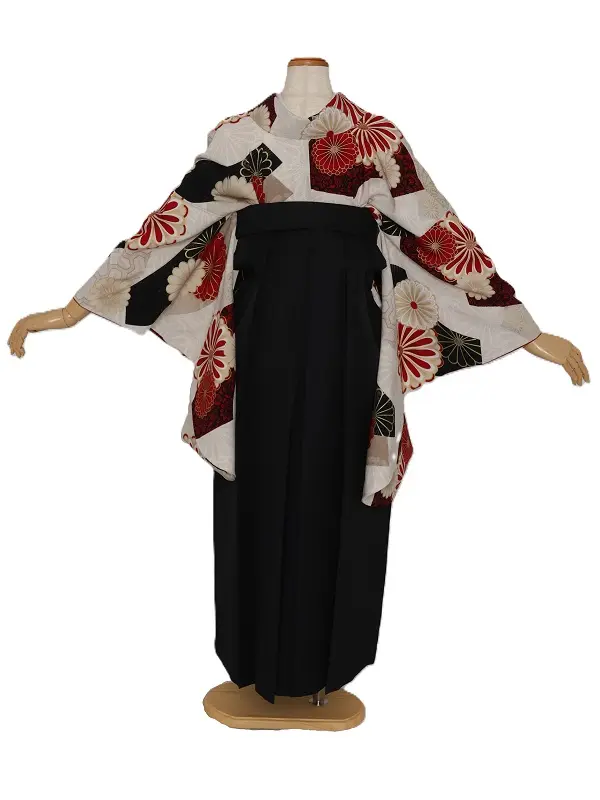 女子袴1131/JAPANSTYLE ﾍﾞｰｼﾞｭ　梅丸紋