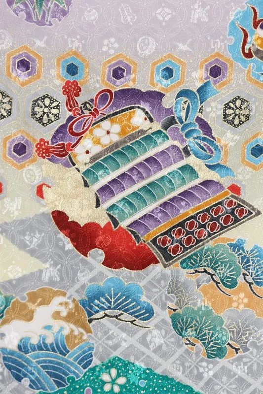 七五三(3歳男児)238/ﾋﾟﾝｸｸﾞﾘｰﾝｸﾞﾗﾃﾞｰｼｮﾝ鷹