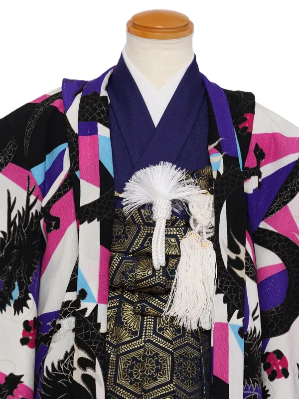 七五三(5歳男児)241/ﾋﾟﾝｸ紫白龍No.1