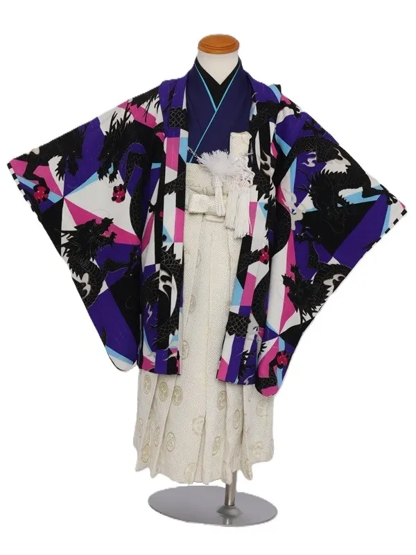 七五三(5歳男児)242/ﾋﾟﾝｸ紫白龍No.2