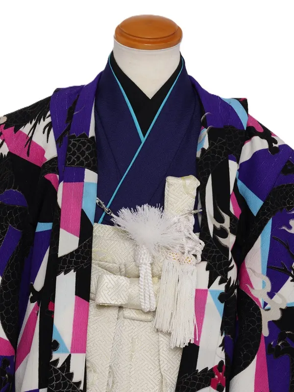 七五三(5歳男児)242/ﾋﾟﾝｸ紫白龍No.2