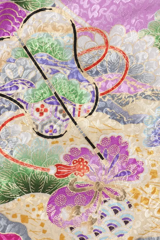 七五三(3歳男児)252/紫ぼかし兜扇