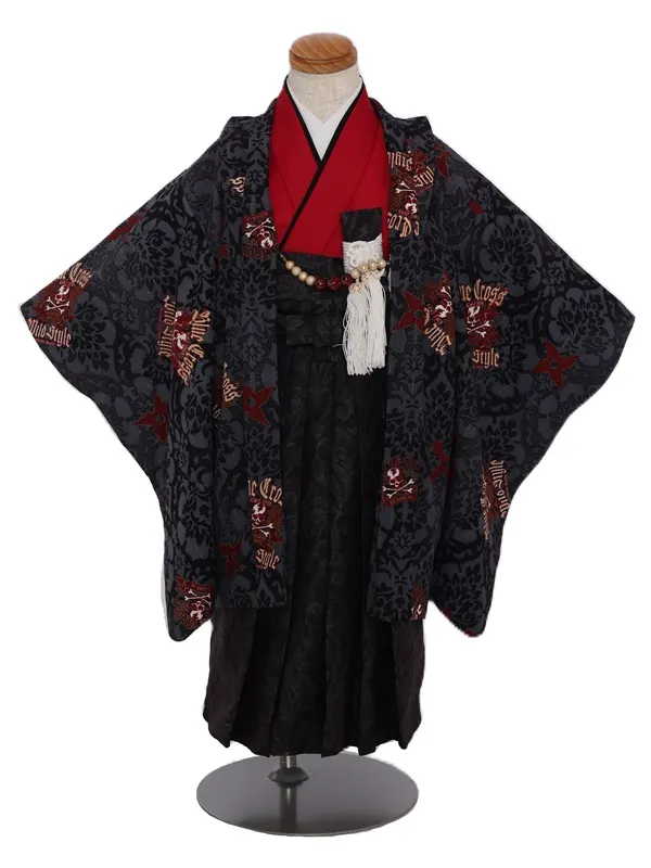 七五三(3歳男児)264/ｸﾞﾚｰﾀﾞﾏｽｸ柄No.1