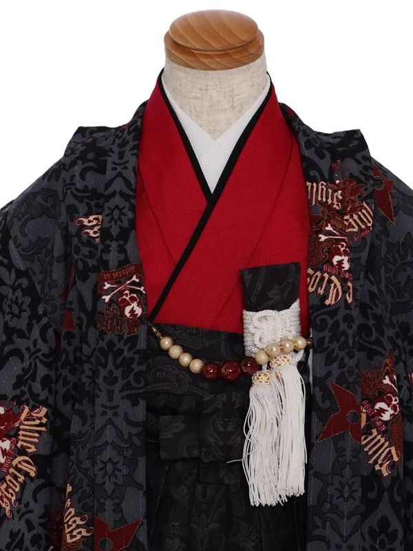 七五三(3歳男児)264/ｸﾞﾚｰﾀﾞﾏｽｸ柄No.1