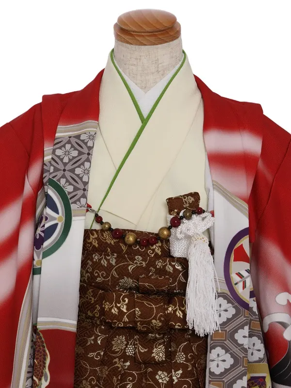 七五三(5歳男児)282/赤ぼかし鷹龍No.2