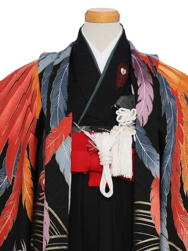 七五三(5歳男児)300/黒孔雀の羽根