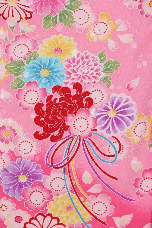 七五三(7歳女児)456/ﾋﾟﾝｸいろんな小花