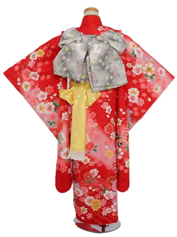 七五三(7歳女児)485/赤八重桜鈴