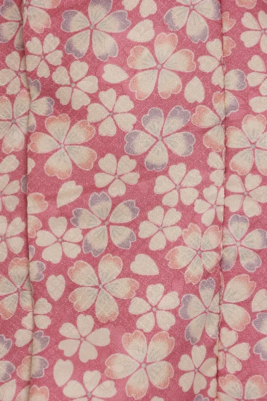 七五三(3歳女児)519/ﾋﾟﾝｸ地 桜柄八重桜刺繍