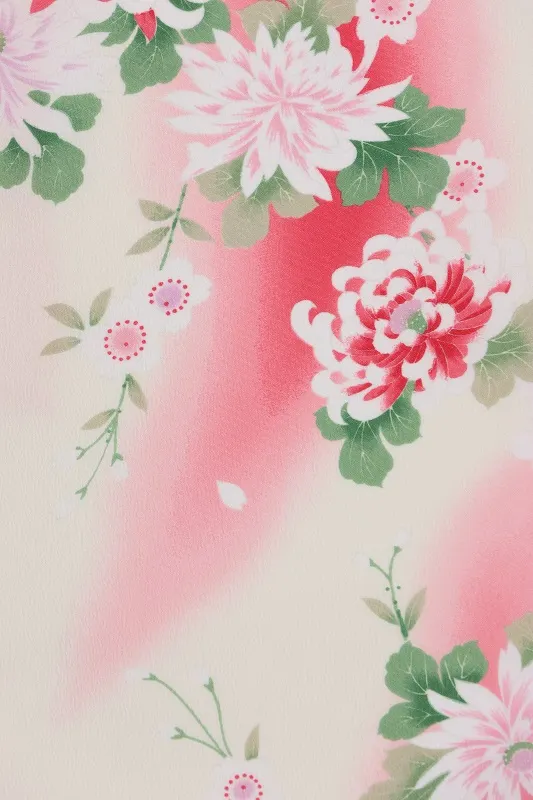 七五三(3歳女児)520/白地ﾋﾟﾝｸぼかし菊