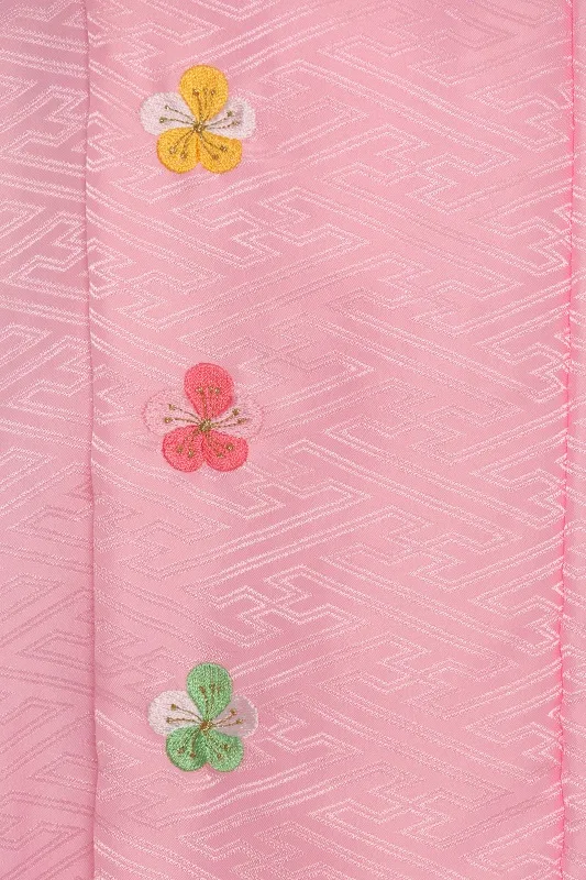 七五三(3歳女児)523/ﾋﾟﾝｸ地 青と蛍光ﾋﾟﾝｸ八重桜