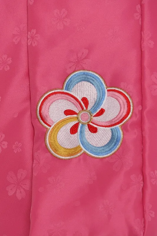 七五三(3歳女児)531/水色 矢絣 梅 松