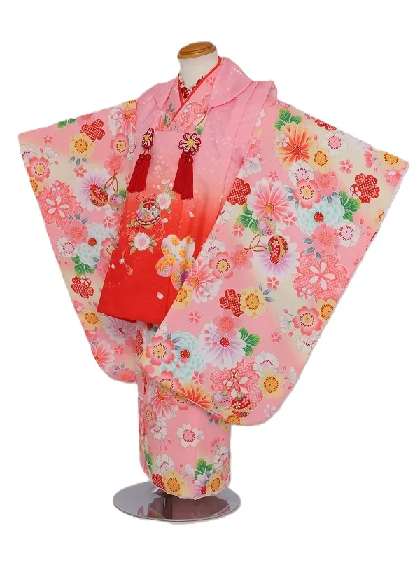 七五三(3歳女児)533/ﾋﾟﾝｸ 鈴桜菊