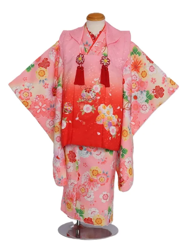 七五三(3歳女児)533/ﾋﾟﾝｸ 鈴桜菊