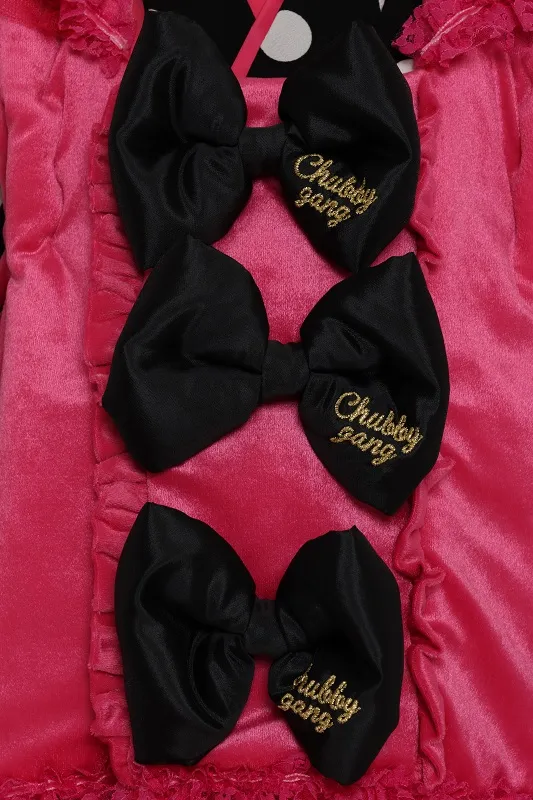 七五三(3歳女児)537/黒地 白ﾄﾞｯﾄ柄