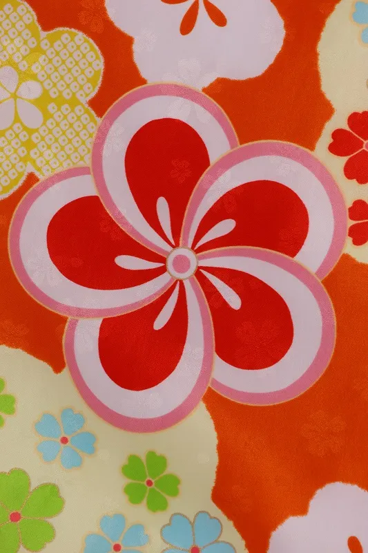 七五三(3歳女児)540/ｵﾚﾝｼﾞ大ねじり梅