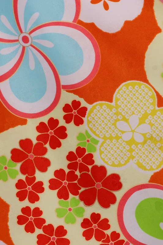 七五三(3歳女児)540/ｵﾚﾝｼﾞ大ねじり梅