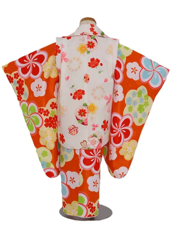 七五三(3歳女児)540/ｵﾚﾝｼﾞ大ねじり梅