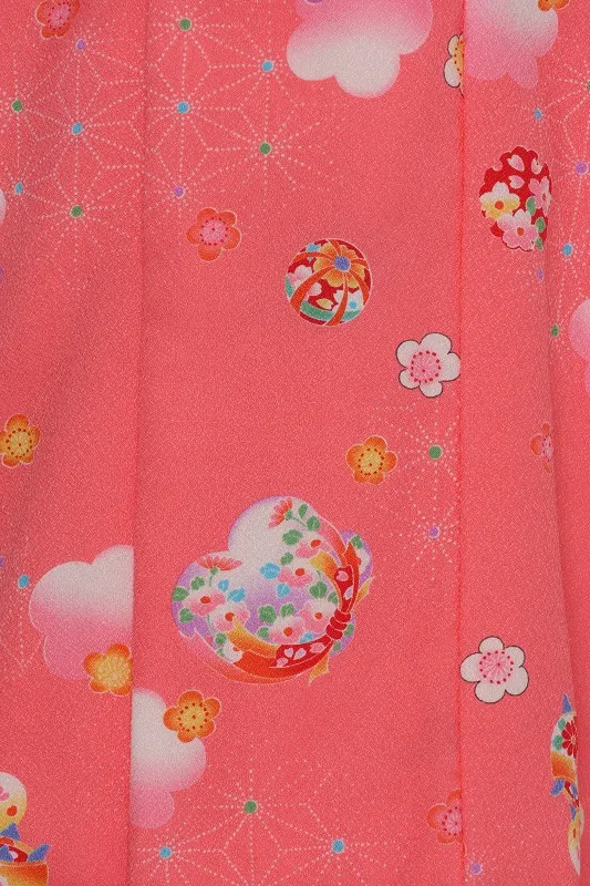 七五三(3歳女児)542/ﾁｪﾘｰﾋﾟﾝｸ 雪輪手毬打出の小槌