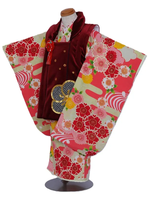 七五三(3歳女児)551/ﾋﾟﾝｸ 桜霞流水