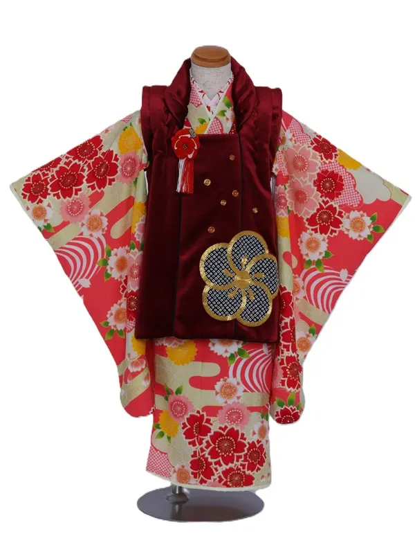七五三(3歳女児)551/ﾋﾟﾝｸ 桜霞流水