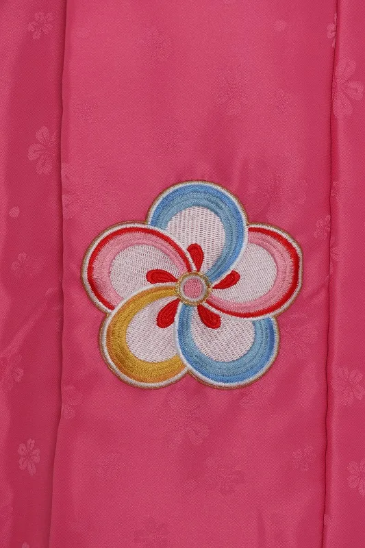 七五三(3歳女児)555/黒地に鈴と菊