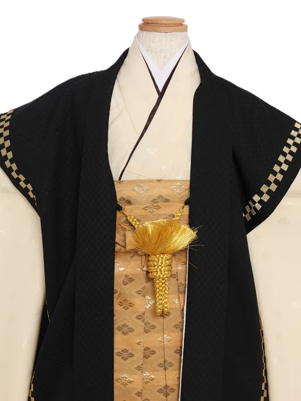 ジュニア(10歳男)332/黒市松ﾍﾞｽﾄ