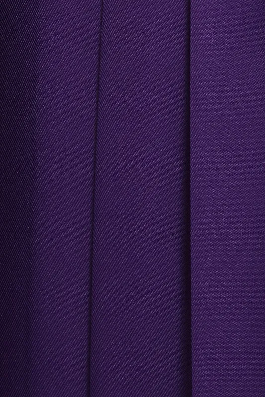 女児袴(7女)417白地 紫洋花×紫袴