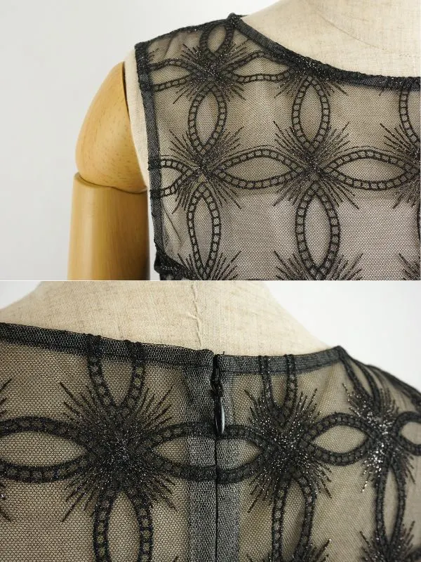 グレースコンチネンタル9号(M)シャイニー刺繍ドレス