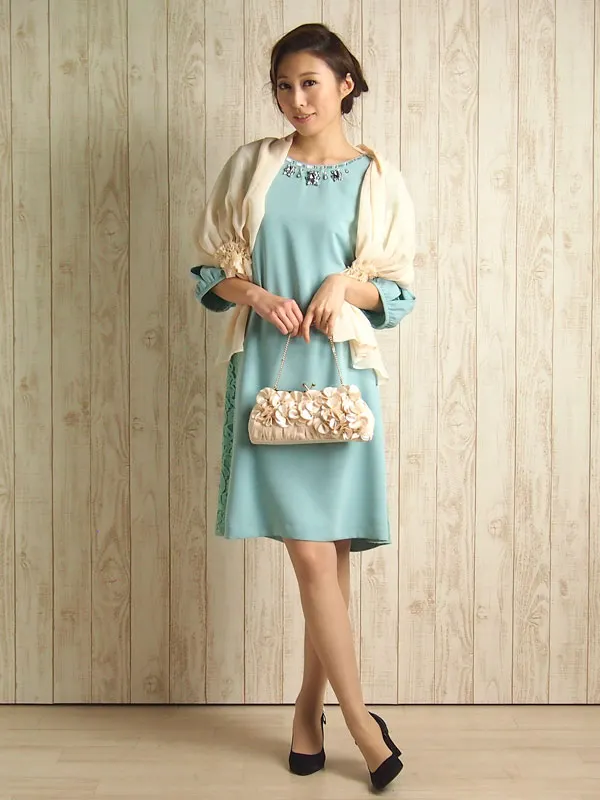 ローズティアラ13号(LL)レース切替ワンピース