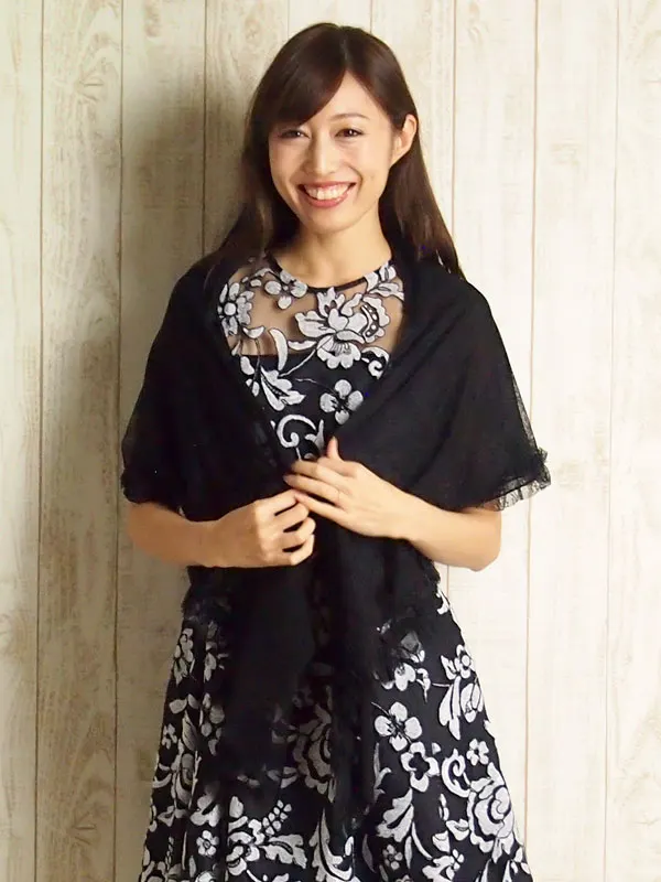 グレースコンチネンタルレースジョーゼットストール