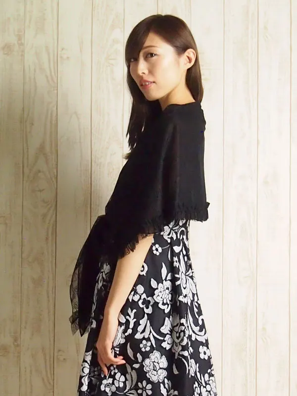 グレースコンチネンタルレースジョーゼットストール