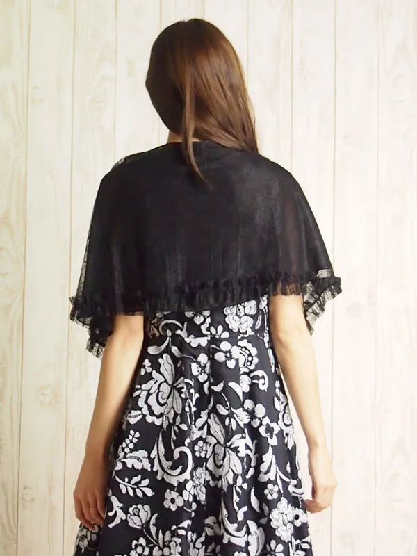 グレースコンチネンタルレースジョーゼットストール