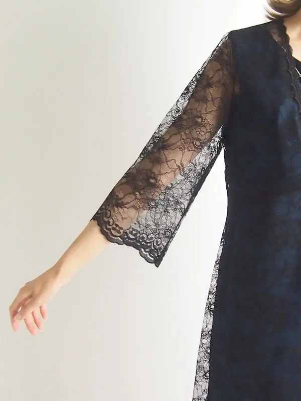 リプリート9号(M)レースロングガウン