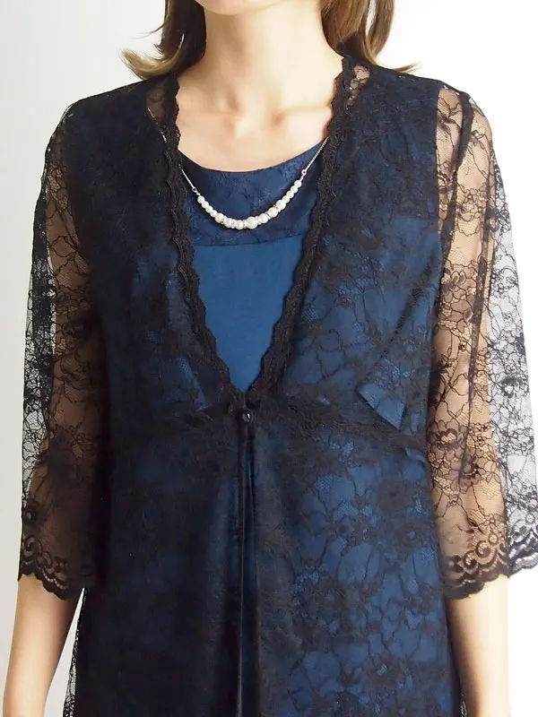 リプリート9号(M)レースロングガウン