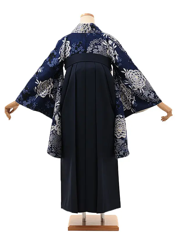 そしてゆめ 紺に東洋牡丹×濃紺 0004／RENCAセレクション