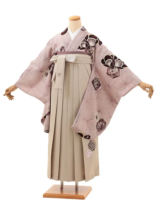 Japanstyleくすみピンクに西洋梅×ベージュ0007RENCAセレクション