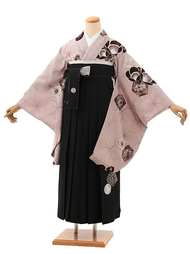 Japanstyle くすみピンクに西洋梅×黒 0024／RENCAセレクション