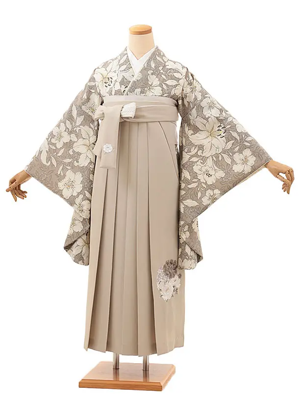 紅一点 グレージュにゆり×ベージュ 0027／RENCAセレクション