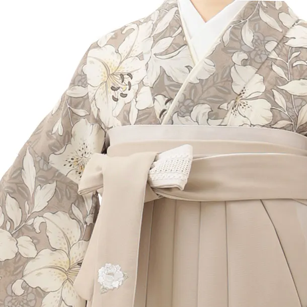 紅一点 グレージュにゆり×ベージュ 0027／RENCAセレクション