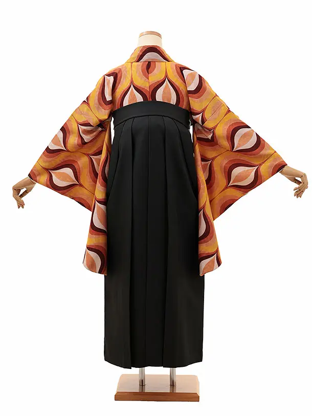 モダンアンテナ　オレンジ花の球根×ブラック 0033/RENCAセレクション