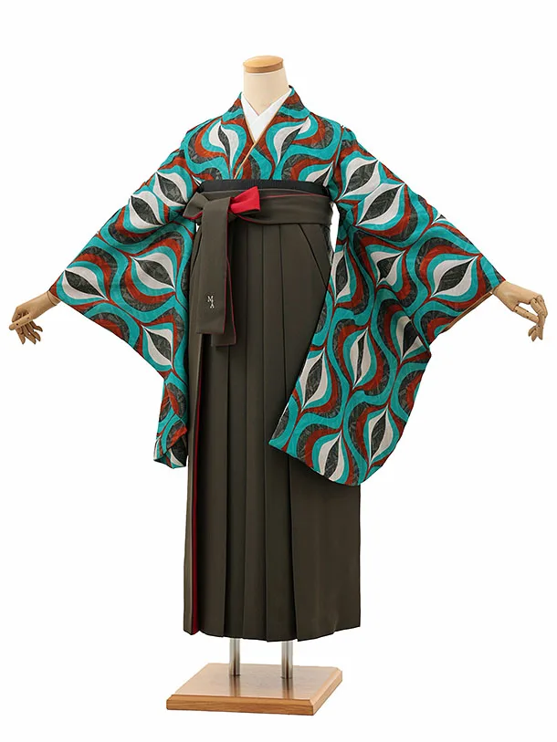 モダンアンテナ　ターコイズ×モスグリーン 0036/RENCAセレクション