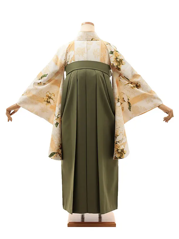 シュガーケイ　ベージュにマグノリア×カーキ 0037/RENCAセレクション