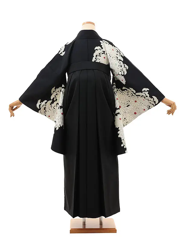 黒に白菊×黒 0048/RENCAオリジナル