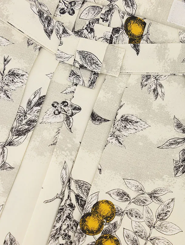 RENCA(3.4歳男児袴)かんたん七五三3029極濃紺×ベージュ柄袴