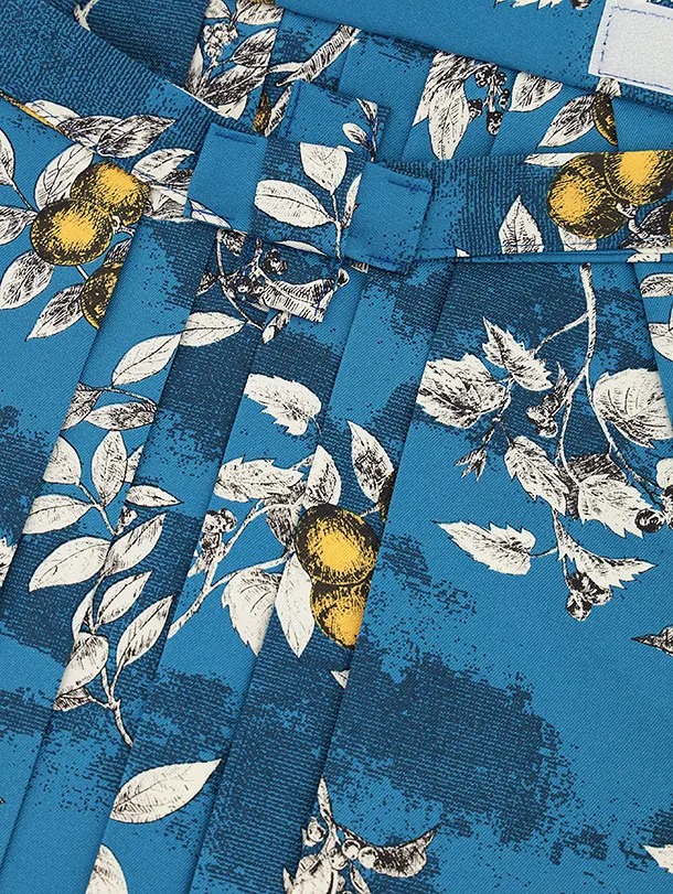 RENCA(3.4歳男児袴)かんたん七五三3030ベージュ×青柄袴