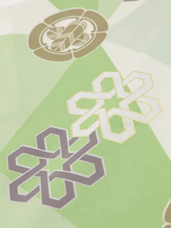 RENCA(5歳男袴)かんたん七五三5012 菱文様と変わり柄xアイボリー袴