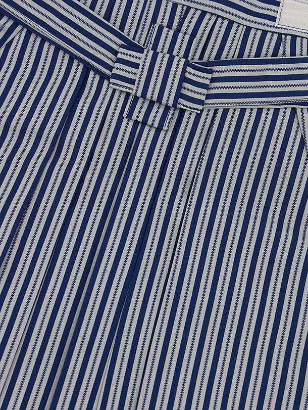 RENCAセレクション(5.6歳男袴)かんたん七五三5024水色鷹×紺縞袴