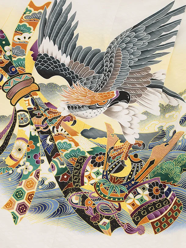 RENCAセレクション(5歳男袴)かんたん七五三5054白鷹×紺紋袴